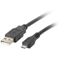 Lanberg Câble USB vers micro-USB 480 Mb/s noir