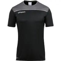 Uhlsport Offense 23 Poly Short Sleeve T-shirt Noir,Gris S Homme