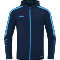 Jako Veste à capuche Power enfants - Marine / Bleu ciel