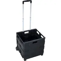 Pavo diable de transport pliable avec boîte pliante, capacité de charge : jusqu'à 20 kg