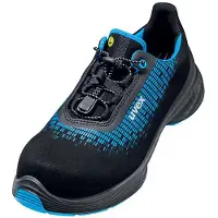 Uvex chaussures basses 1 G2 S2 bleu, noir largeur 14 T. 44