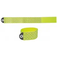 Wowow 013110 Bande réfléchissante env 15 x 95 cm, avec velcro, jaune/réflexe