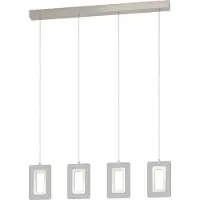 Eglo Lampe suspendue à 4 lumières Enaluri nickel