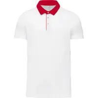Kariban Polo en jersey bicolore pour hommes