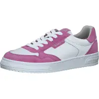 Tamaris Baskets basses fuchsia / blanc