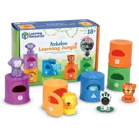 Learning Resources Peekaboo Learning Jungle Toddler 10 pièces Âges 18 mois + Jouets d'apprentissage Jouets pour bébé Jouets éducatifs Jouets Fidg