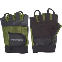 Toorx Fitness Gants de fitness - Cuir - Vert - Taille: S