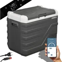 Arebos 43L Glacière à compresseur | jusqu'à -20°C | 12/24V & 230V avec APP