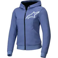 Alpinestars Stella Chrome V2 Sport Sweat à capuche zippé de moto pour femmes