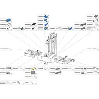 Xlc Almada Support de fixation rapide Argent Argent One Size