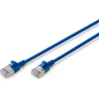 Digitus Patchkabel CAT 6A F/FTP Slim 5,00m blau