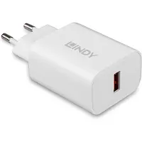 Lindy 73412 USB Typ A Charger 18W, weiß
