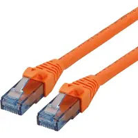 Roline Patchkabel Cat.6A UTP, Component Level, LSOH, orange, 1 m