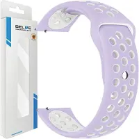 Beline Watch Strap 20Mm Sport Silicone Purple/White Purple/White Box