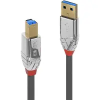 Lindy 36661 câble USB USB 3.2 Gen 1 (3.1 Gen 1) 1 m USB A USB B Chrome, Gris