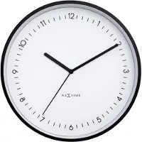 Nextime - 3305WI - Horloge Murale - 30cm - noir - Berlin