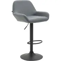 CLP Tabouret de bar Braga en simili cuir