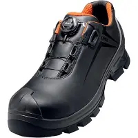Uvex chaussures basses 2 MACSOLE S3 noir, orange largeur 12 T. 48