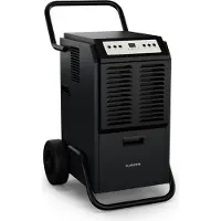 Klarstein DuraDry 50L déshumidificateur d'air, 52 dB, réservoir de 5,5L, minuterie 24h, dégivrage auto, filtre lavable, portable, déshumidificateur électrique pour grands espaces, sous-sols, entrepôts