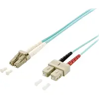 Equip cable de fibre optique om3 lc sc 2 m