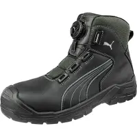 Puma Bottes de sécurité Cascades Disc mid S3 conformes à la norme EN ISO 20345:2022 S3 CI HI HRO SRC noir taille 39