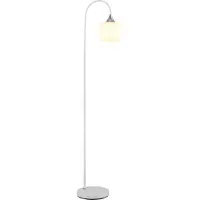Globo Lighting Lampadaire en métal blanc mat, 1x E27