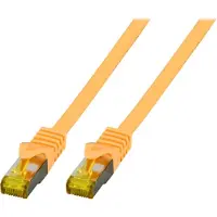 EFB Elektronik RJ45 Patchkabel S/FTP,Cat.6A,LSZH,Cat.7 Rohk.,10m,gelb