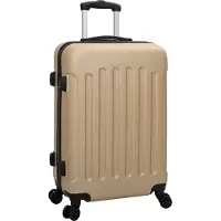 vidaXL Valise 3 pièces Champagne 50 x 31 x 78 cm plastique ABS
