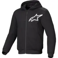 Alpinestars Chrome V2 Sport Sweat à capuche zippé de moto