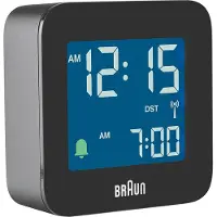 Braun Funkwecker digi 5,7x5,7x2 sw 407292 4007218670151