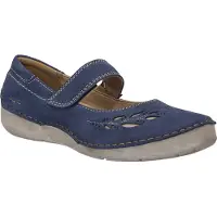 Josef seibel Ballerines 'Ballerina Damen 59658869 554 Echtleder in blau' bleu