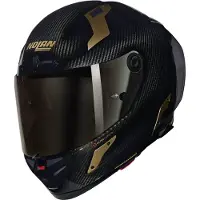 Nolan X-804 RS Aureo 330 Carbone Or Brillant Casque Intégral Taille S