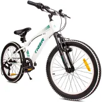 Sun baby Vélo garçon Vélo enfant à partir de 6 ans Vélo enfant 20 pouces Vélo enfant 6 vitesses Shimano RevoShift Tiger Bike blanc