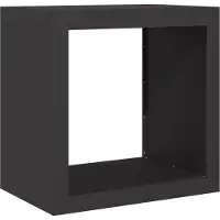 vidaXL Étagère à bois de chauffage Noir 60x40x60 cm Acier