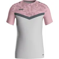 Jako Damen T-Shirt Iconic, Farbe:soft grey/dusky pink/anthra light, Größe:44