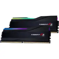 G.Skill Trident Z5 RGB - DDR5 - Kit - 32 Go : 2 x 16 Go - DIMM 288-PIN - 6000 MHz / PC5-48000 - CL32 - 1,35 V - non tamponné - non-ECC - noir mat