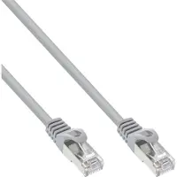 InLine 72500 Câble de raccordement, SF/UTP, Cat.5e, gris, 10m