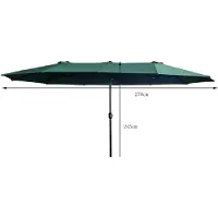 Akord Parasol De Jardin Tilia Vert 245X245X245