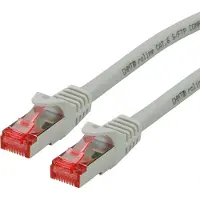 Roline - Câble patch - RJ-45 (M) vers RJ-45 (M) - 20 m - SFTP, PiMF - CAT 6 - sans halogène, moulé, toronné - gris