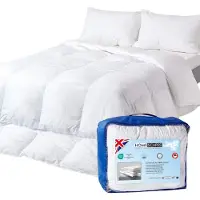 Homescapes Couette d'hiver 200 x 200 cm – microfibre ultra-douce, classe de chaleur 4