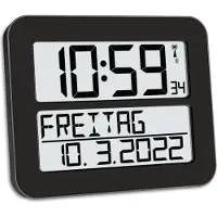 TFA-Dostmann Horloge Murale Radio-pilotée Timeline Max