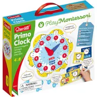 Quercetti Horloge jouet - Apprendre l'heure - Play Montessori - - - UneTaille - Jouets