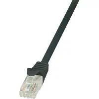 Logilink Patch Cable EconLine, Cat. 6, U/UTP, 7.5 m, noir