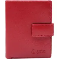 Esquire Cuir porte-monnaie Viktoria 62 Wallet Red rouge foncé