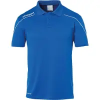 Uhlsport Stream 22 Polo bleu azur/blanc 164