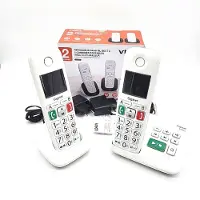 Gigaset Téléphone sans fil duo dect blanc avec répondeur - - E290ADUO -