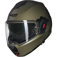 Nolan N120-1 Classico Nobile N-Com casque rabattable, marron, XS (55)