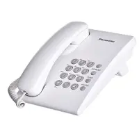 Panasonic Téléphone analogique KX-TS500PDW blanc