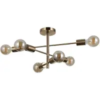 ITALUX PIANSI PND-4025-6-HBR Plafonnier