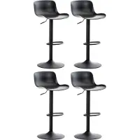 CLP lot de 4 tabourets de bar Almada